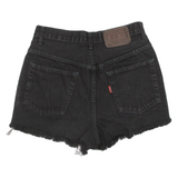 LEVI'S Womens Denim Shorts Black S W27