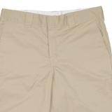DICKIES Mens Workwear Shorts Beige Relaxed M W34