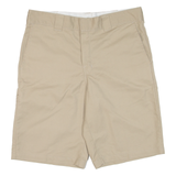 DICKIES Mens Workwear Shorts Beige Relaxed M W34