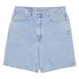 LEVI'S 550 Womens Jorts Shorts Blue XL W36