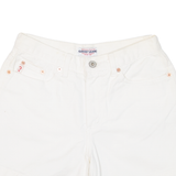 GUESS Womens Denim Shorts White S W28