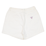 GUESS Womens Denim Shorts White S W28