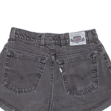 LEVI'S Womens Denim Shorts Black S W28