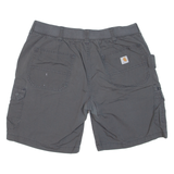 CARHARTT Womens Workwear Shorts Grey UK 14 W34