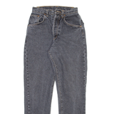 BONAVENTURE Womens Jeans Grey Relaxed Tapered Stone Wash W22 L29