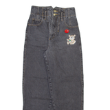 JACK MORGAN Womens Jeans Grey Relaxed Tapered Stone Wash W26 L29