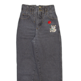 JACK MORGAN Womens Jeans Grey Relaxed Tapered Stone Wash W26 L29