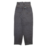 JACK MORGAN Womens Jeans Grey Relaxed Tapered Stone Wash W26 L29