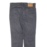 LEVI'S 511 Jeans Mens Grey Slim Straight W32 L32