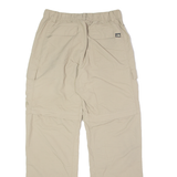 THE NORTH FACE Outdoor 2 in 1 Mens Trousers Beige Regular Straight Nylon W30 L30