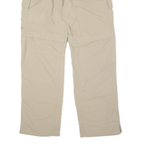 THE NORTH FACE Outdoor 2 in 1 Mens Trousers Beige Regular Straight Nylon W30 L30