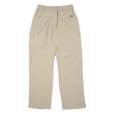 THE NORTH FACE Outdoor 2 in 1 Mens Trousers Beige Regular Straight Nylon W30 L30