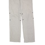 DEELUXE Mens Trousers Grey Regular Straight W32 L33