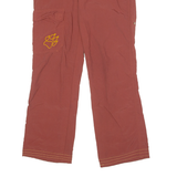 JACK WOLFSKIN Outdoor Womens Trousers Red Regular Wide-Leg W28 L27