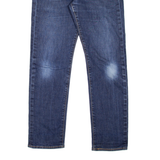 LEVI'S 502 Jeans BIG E Mens Blue Regular Tapered Stone Wash W31 L29