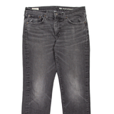 LEVI'S 511 BIG E Jeans Mens Grey Slim Straight Stone Wash W32 L30
