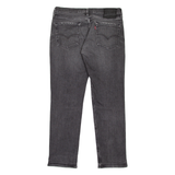 LEVI'S 511 BIG E Jeans Mens Grey Slim Straight Stone Wash W32 L30