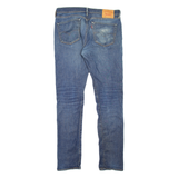 LEVI'S 510 Jeans Mens Blue Slim Skinny Stone Wash W36 L34