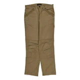 Ridegcut Cargo Trousers - 33W 34L Khaki Cotton Blend