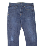 LEVI'S 522 Mens Jeans Blue Slim Tapered Stone Wash W32 L32