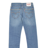 LEVI'S Mens Jeans Blue Slim Straight Stone Wash W29 L32