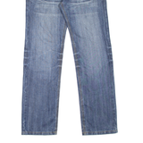 CLOCKHOUSE Mens Jeans Blue Regular Straight Stone Wash W32 L32