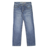 CLOCKHOUSE Mens Jeans Blue Regular Straight Stone Wash W32 L32