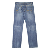 CLOCKHOUSE Mens Jeans Blue Regular Straight Stone Wash W32 L32