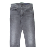 G-STAR 3301 Mens Jeans Grey Slim Tapered Stone Wash W29 L34