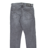 G-STAR 3301 Mens Jeans Grey Slim Tapered Stone Wash W29 L34