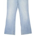 UR BOII Womens Jeans Blue Regular Bootcut Stone Wash W34 L33