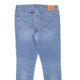 LEVI'S 711 BIG E Womens Jeans Blue Slim Skinny Stone Wash W30 L27