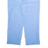 REEBOK Womens Track Pants Blue Straight L W32 L30