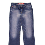 GUESS Womens Jeans Blue Regular Straight Stone Wash W28 L33