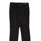 CALVIN KLEIN JEANS Mid Rise Womens Jeans Black Slim Skinny W29 L30