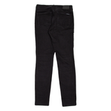 CALVIN KLEIN JEANS Mid Rise Womens Jeans Black Slim Skinny W29 L30