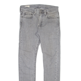 LEVI'S 519 BIG E Jeans Mens Grey Slim Skinny Stone Wash W29 L30