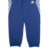ADIDAS Mens Track Pants Blue Tapered M W30 L30