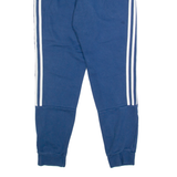 ADIDAS Mens Joggers Blue Tapered XS W22 L29