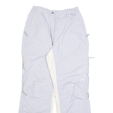 HELLY HANSEN Womens Snow Pants Purple Straight M W26 L30