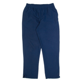 ADIDAS Mens Track Pants Blue Nylon Straight L W30 L32