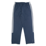 ADIDAS Mens Track Pants Blue Straight L W30 L30