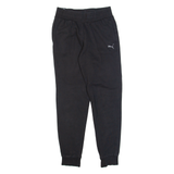 PUMA Womens Joggers Black Tapered L W24 L27