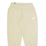 PUMA Womens Joggers Beige Tapered S W26 L26