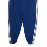 ADIDAS Mens Track Pants Blue Tapered M W24 L28