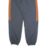 ADIDAS Mens Track Pants Grey Tapered L W22 L31