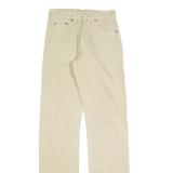 LEVI'S 501 Jeans Mens Beige Regular Straight W24 L32