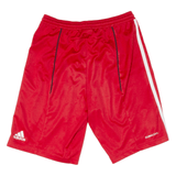 ADIDAS Bayern Munchen FC Boys Sports Shorts Red Relaxed M W24