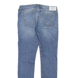 TRUE RELIGION Womens Jeans Blue Regular Skinny Stone Wash W30 L32