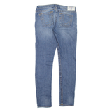 TRUE RELIGION Womens Jeans Blue Regular Skinny Stone Wash W30 L32